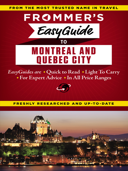 Title details for Frommer's EasyGuide to Montreal and Quebec City by Matthew Barber - Wait list